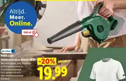 Lidl Parkside Universele accu-blazer 20 V aanbieding
