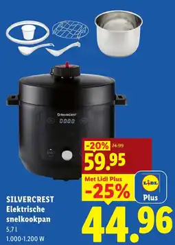 Lidl Silvercrest Elektrische snelkookpan aanbieding