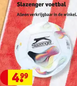 Kruidvat Slazenger voetbal aanbieding