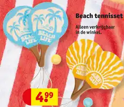 Kruidvat Beach tennisset aanbieding