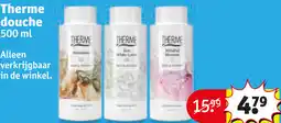 Kruidvat Therme douche aanbieding
