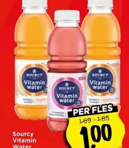 Vomar Voordeelmarkt Sourcy Vitamin Water aanbieding