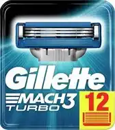 Bol.com Gillette Mach 3 Turbo Scheermesjes 12 stuks aanbieding