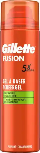 Bol.com Gillette - Fusion 5 - Scheergel - Sensitive - Voor de gevoelige huid - 200 ml aanbieding