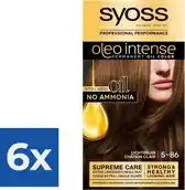 Bol.com Syoss Oleo Intense - Haarverf - 5-86 - Licht Bruin - 115ml x 6 aanbieding