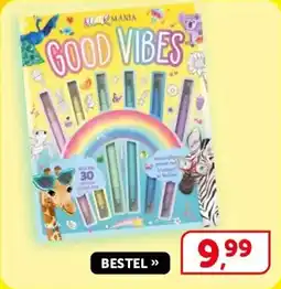 Boekenvoordeel Good vibes kleurmania aanbieding
