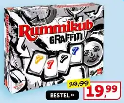 Boekenvoordeel Rummikub graffiti aanbieding