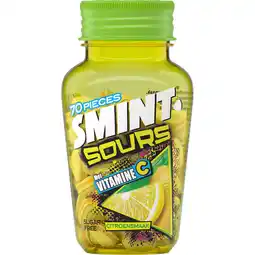 Jumbo Smint Sours Sugar Free Citroensmaak 70 Stuks aanbieding
