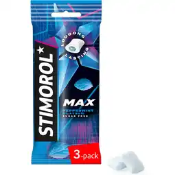 Jumbo Stimorol Max Peppermint Flavour Sugar Free 3 x 9 Stuks aanbieding