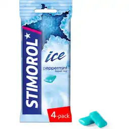 Jumbo Stimorol Ice Peppermint 4x16,8 g aanbieding