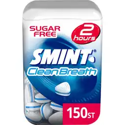 Jumbo Smint Clean Breath Peppermint Suikervrij Pot 150 stuks aanbieding