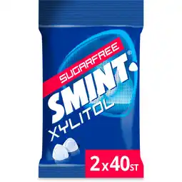Jumbo Smint Mint Suikervrij Dispenser 2 x 40 stuks aanbieding
