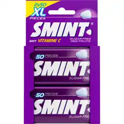Jumbo Smint Red Fruits Duopack 70g aanbieding