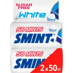 Jumbo Smint White Peppermint Suikervrij 2 x 35 g aanbieding