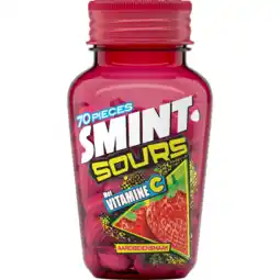 Jumbo Smint Sours Sugar Free Aardbeiensmaak 70 Stuks aanbieding