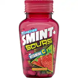 Jumbo Smint Sours Sugar Free Aardbeiensmaak 70 Stuks aanbieding