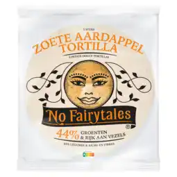 Jumbo No Fairytales Zoete Aardappel Tortilla 5 Stuks 200 g aanbieding