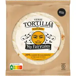 Jumbo No Fairytales Verse Tortilla Naturel 5 Stuks 200 g aanbieding