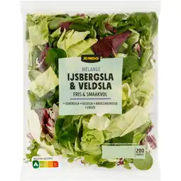 Jumbo Jumbo Melange IJsbergsla & Veldsla 200 g aanbieding