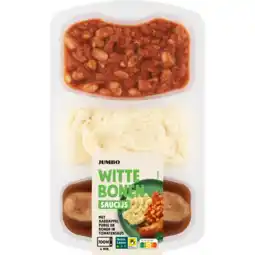 Jumbo Jumbo Maaltijd Witte Bonen met Saucijs 500 g aanbieding