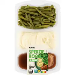 Jumbo Jumbo Maaltijd Sperzieboon Slavink 500 g aanbieding