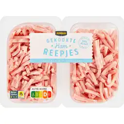 Jumbo Jumbo Gekookte Hamreepjes 2 x 100 g aanbieding