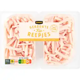Jumbo Jumbo Gekookte Kipreepjes 2 x 100 g aanbieding