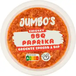 Jumbo Jumbo's Smokey BBQ Paprika Groente Spread & Dip 150 g aanbieding