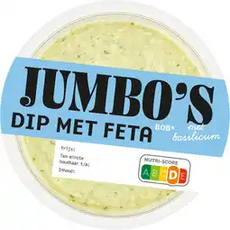 Jumbo Jumbo's Dip met Feta 130 g aanbieding