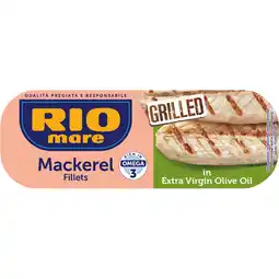 Jumbo Rio Mare gegrilde Makreelfilets in extra vierge olijfolie 120g aanbieding