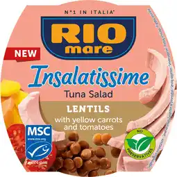 Jumbo Rio Mare Insalatissime Linzen 160g MSC aanbieding