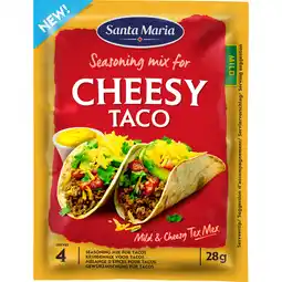 Jumbo Santa Maria Cheesy Taco Kruidenmix 28 g aanbieding