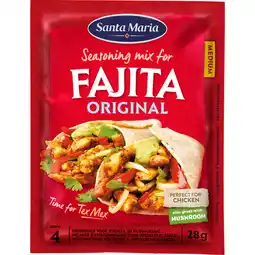 Jumbo Santa Maria Fajita Kruidenmix 28 g aanbieding