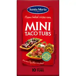 Jumbo Santa Maria Mini Taco Tubs 10 Stuks 86 g aanbieding