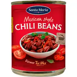 Jumbo Santa Maria Mexicaanse Chili Bonen Medium 410 g aanbieding
