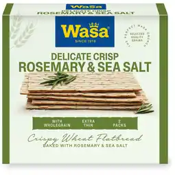 Jumbo Wasa Delicate Crisp Rosemary & Sea Salt 190 g aanbieding
