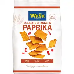 Jumbo Wasa Delicate Crackers Paprika 150g aanbieding