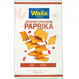 Jumbo Wasa Delicate Crackers Paprika 150g aanbieding