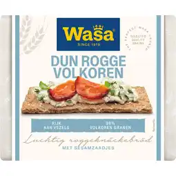 Jumbo Wasa Dun Rogge Volkoren 220 g aanbieding