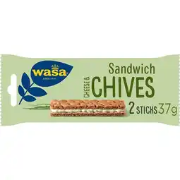Jumbo Wasa Sandwich Cheese & Chives 3 x 37 g aanbieding