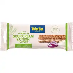 Jumbo Wasa Sandwich Sour Cream & Onion 3 x 33 g aanbieding