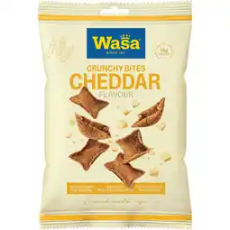 Jumbo Wasa Crunchy Bites Cheddar 100g aanbieding