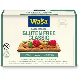 Jumbo Wasa Lactose Free & Gluten Free Classic 6 Portion 240 g aanbieding