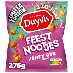 Jumbo Duyvis Leeuwnootjes Honey BBQ Pinda Noten 275 gr aanbieding