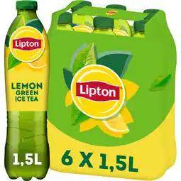Jumbo Lipton Ice Tea Green Lemon 6 x 1500 ml aanbieding