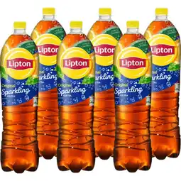 Jumbo Lipton Ice Tea Sparkling Original 6 x 1,5 L aanbieding
