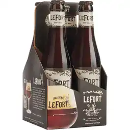 Jumbo LeFort Dubbel 4x330ML aanbieding
