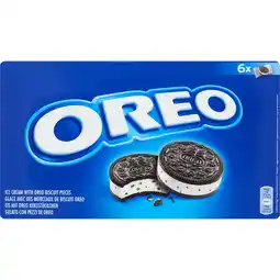 Jumbo Oreo Mini Ice Cream with Oreo Cookie Pieces 6 Stuks 330 ml aanbieding