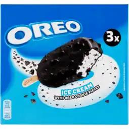 Jumbo Oreo Ice Cream with Oreo Cookie Pieces 3 Stuks 192 g aanbieding