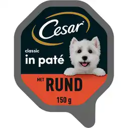 Jumbo Cesar Classic in Paté met Sappig Rund 150 g aanbieding